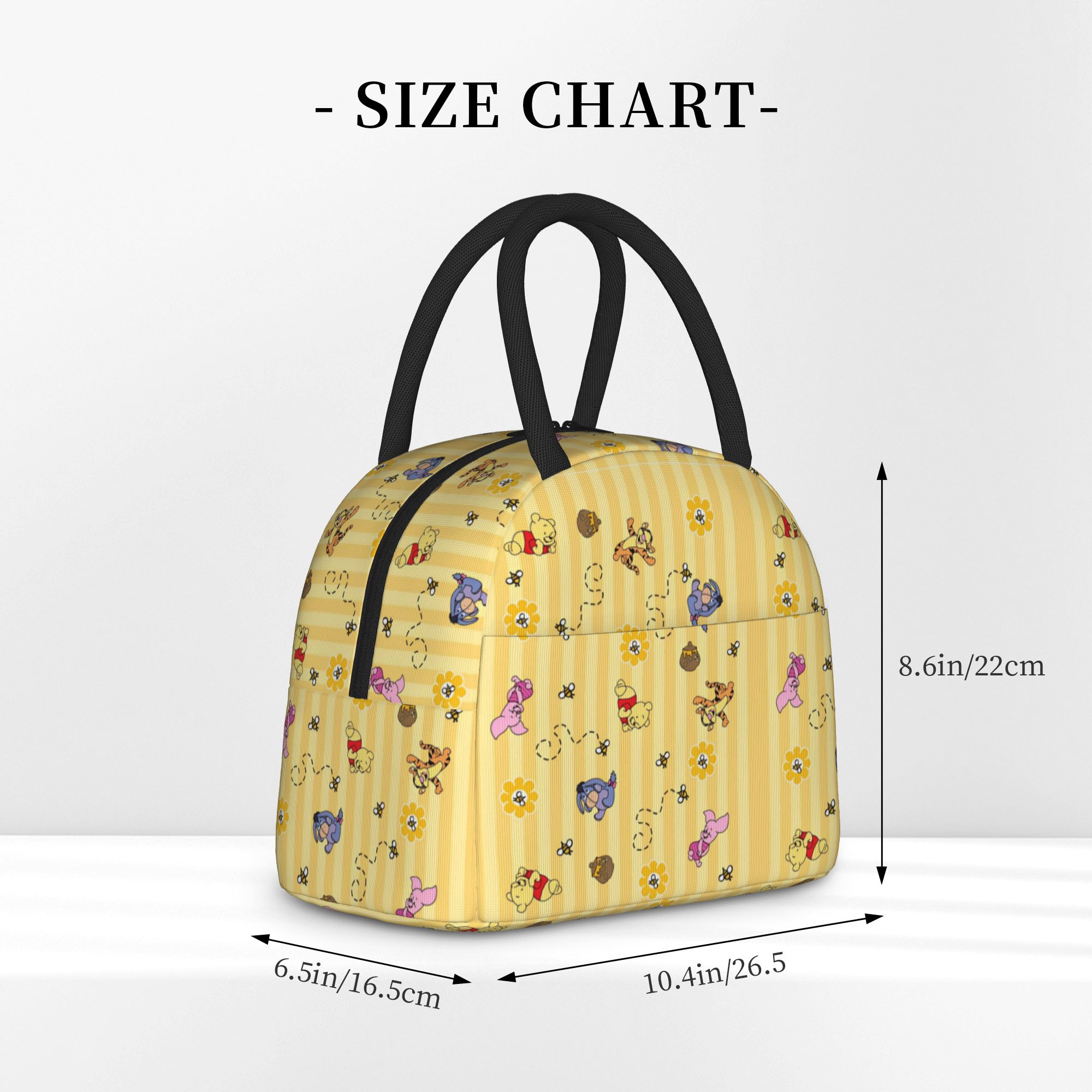Cute Honey And Bee Insulated L - đánh giá và giá Tote Bag Sublimation