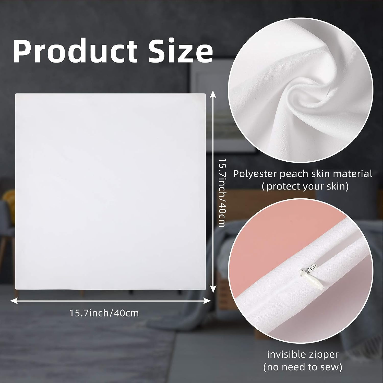 4Pcs Sublimation Blanks Throw  - đánh giá và giá Pillow Cover Sublimation
