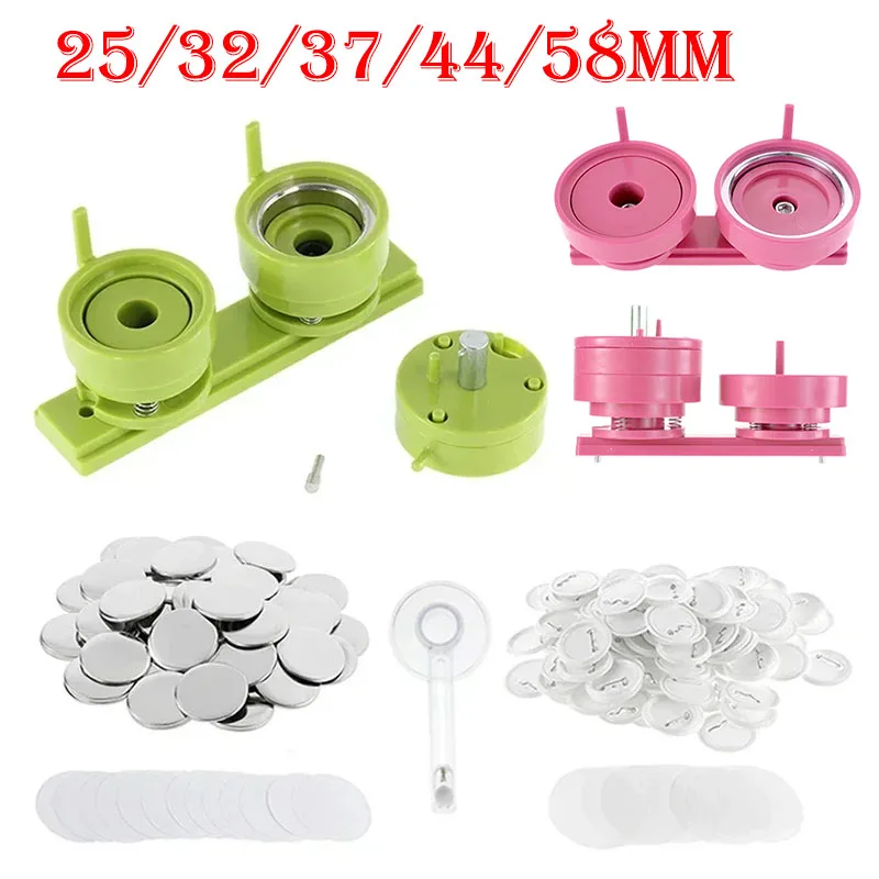 100Sets 25/32/37/44/58mm Badge - đánh giá và giá Button Badge Blank