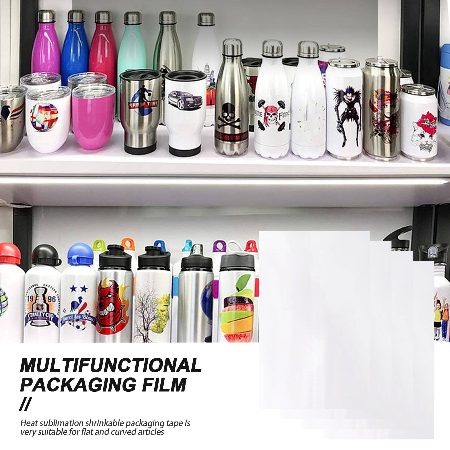 ABHI-30Pcs Sublimation Shrink  - đánh giá và giá Sublimation Mug White