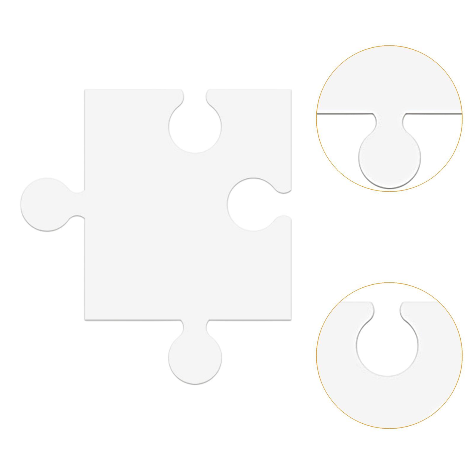 24Pcs White Cardboard Blank Ji - đánh giá và giá Puzzle Blank White