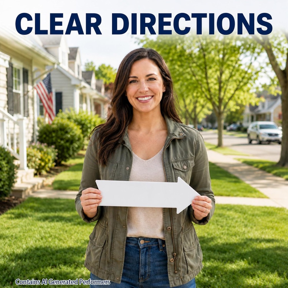 Double Sided Arrow Yard Signs  - đánh giá và giá Yard Sign Blank