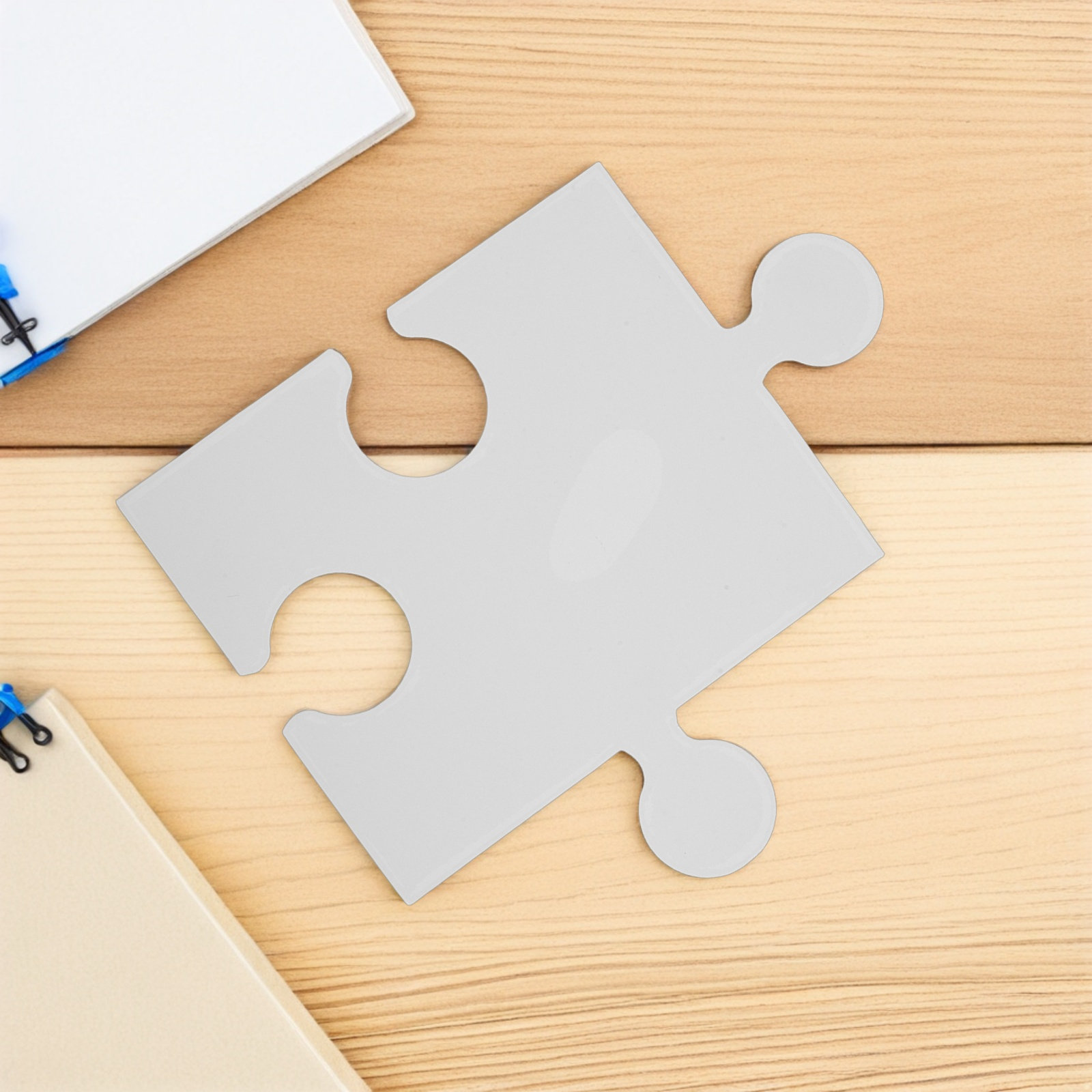 60Pcs Large White Blank Puzzle - đánh giá và giá Puzzle Blank White